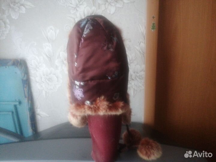 Шапка зимняя меховая женская ушанка