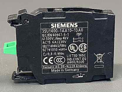 Siemens 3SU1400-1AA10-1DA0 новый, 49 шт