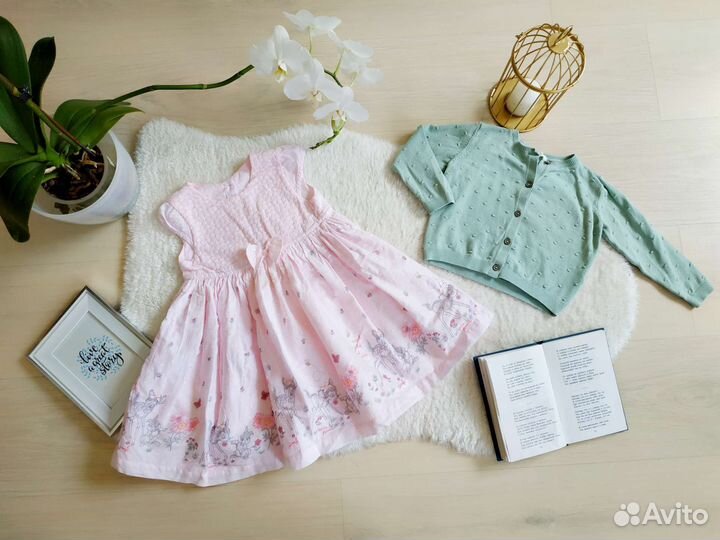 Вещи пакетом для девочки 86-92 zara, next, h&m