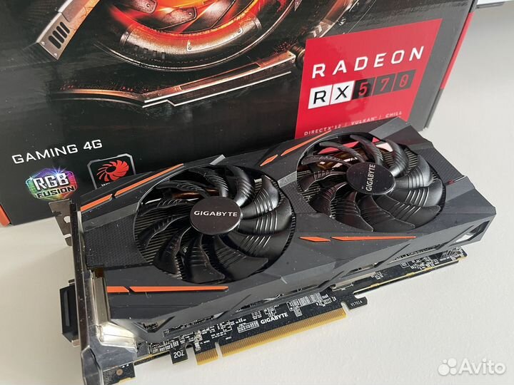 Видеокарта Gigabyte Gaming Edition RX570 4GB идеал