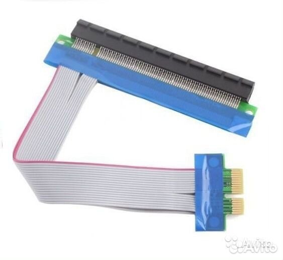 Райзеры жгутовые Riser pci-e 1x-16x 16x-16x