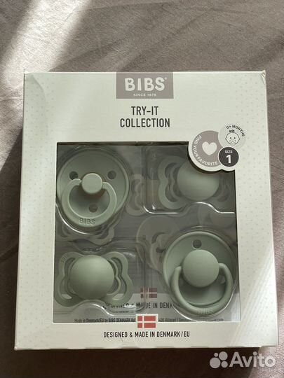 Набор сосок-пустышек bibs try-it