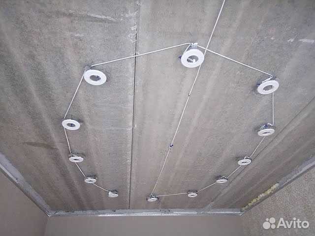 Электрика связанная с натяжными потолками