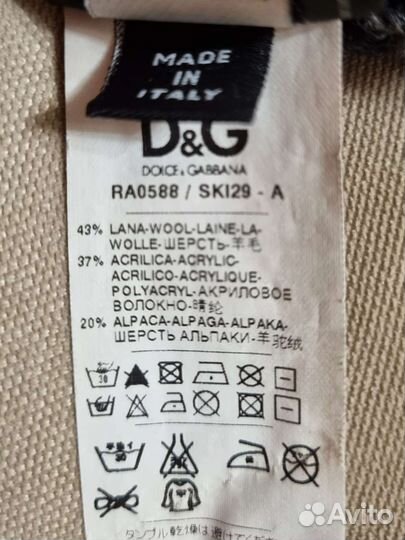 Комплект шапка и шарф D&G