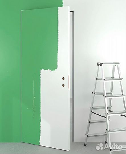 Скрытые межкомнатные двери под покраску