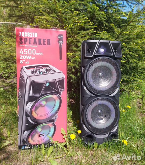 Новая колонка с беспроводным микрофоном