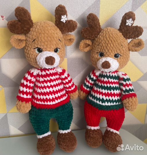 Новогодние игрушки олень