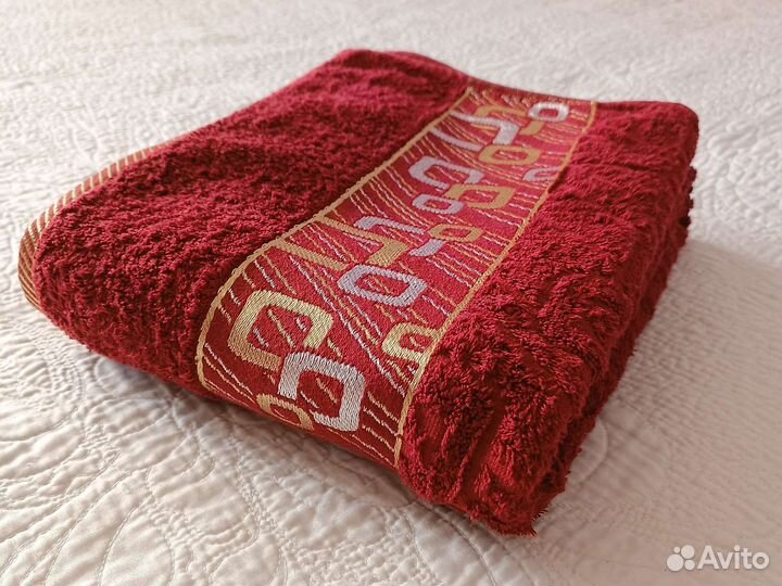 Полотенце новое махровое 100х140 см