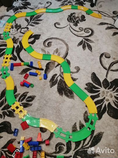 Lego bauer лего байер ок 800 деталей, ковер-мешок