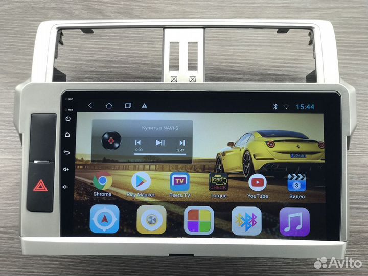 Магнитола TopWay TS7 на Toyota Prado 150