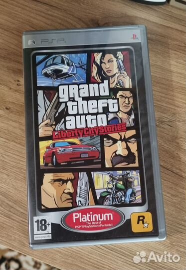 Grand Theft Auto Liberty City Stories PSP диск