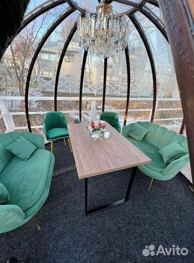 Круглая беседка Иглу для ресторана и глэмпинга