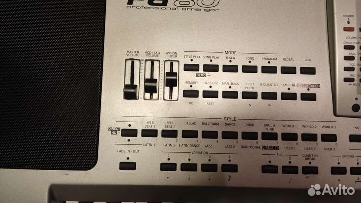 Korg pa 50, 60,80. Ручки фейдер комплект 4 шт