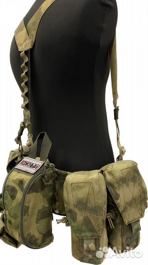 Боевой тактический пояс с подсумками бр1