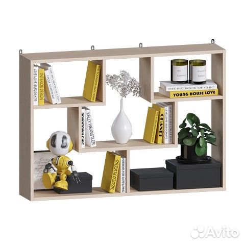 Настенная полка пд-2 Молочный дуб