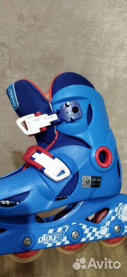 Ролики с комплектом защиты и шлемом