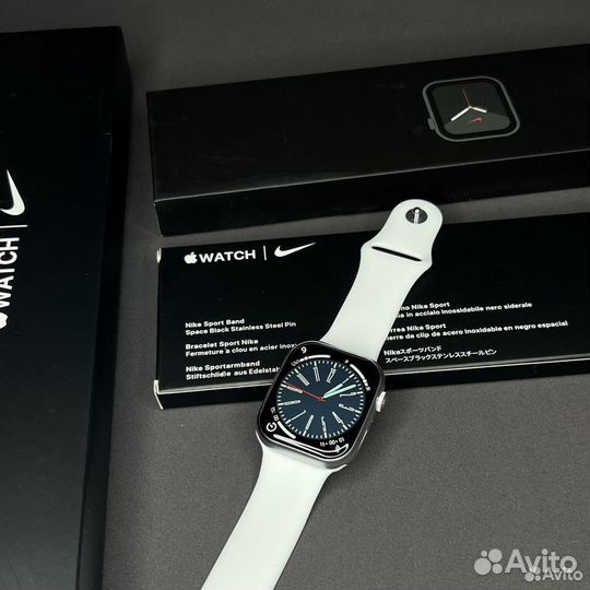 Apple watch 8 Nike white. Хит 2023
