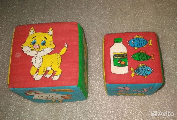 Детские развивающие игрушки кубики формы