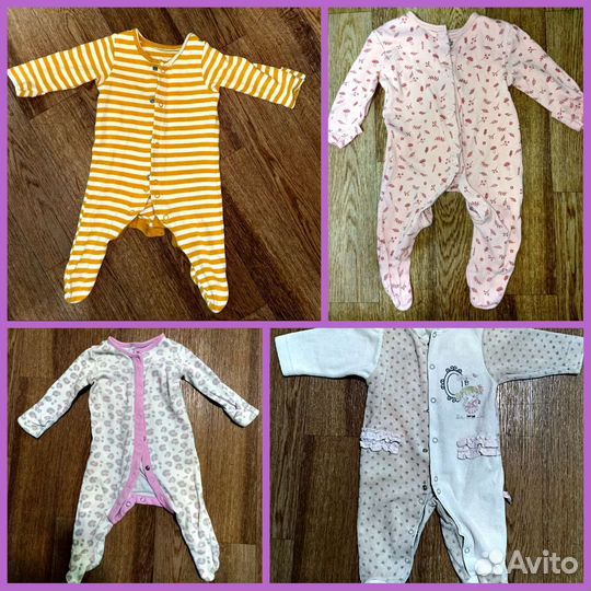 Слипы/комбинезоны от 50 до 68р