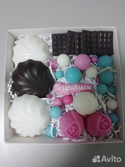 Подарочный набор из сувенирного мыла ручной работы