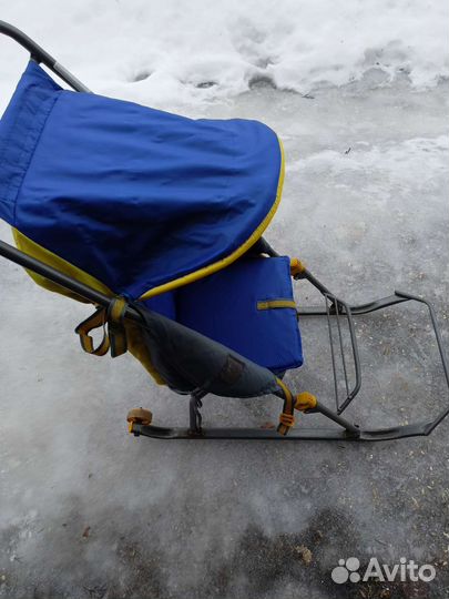 Детские санки коляска бу