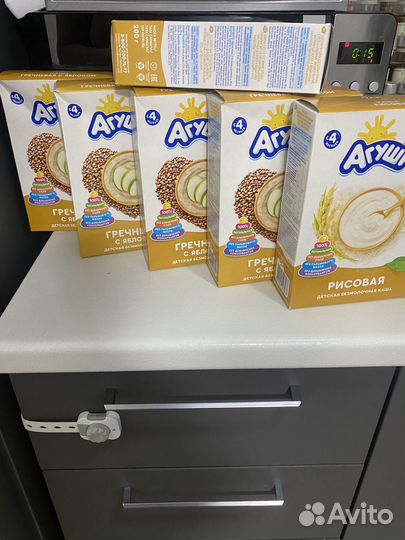 Детская смесь агуша 2 и каша