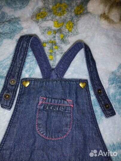 Джинсовый комбинезон