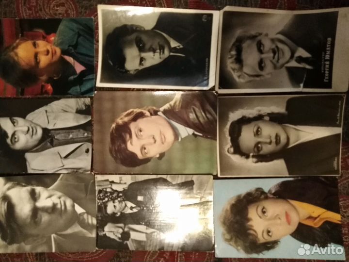 Открытки с актерами