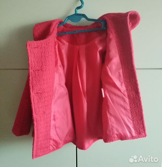 Полупальто на весну, рост 122-128