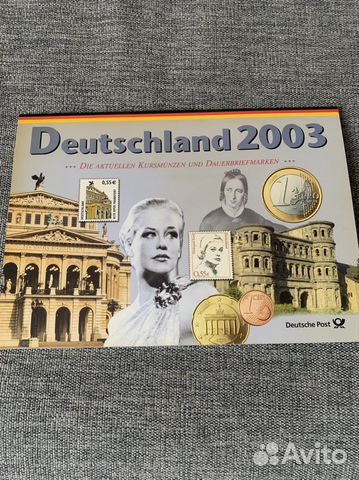 Нумизматика монеты Германия 2003