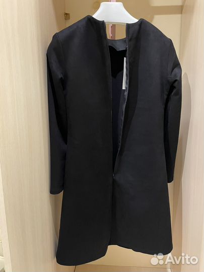 Женское платье мини из эко-замши 44 р