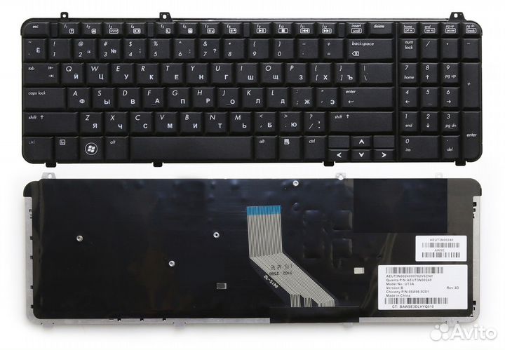 Новая клавиатура HP Pavilion DV6-2000, DV6-1000