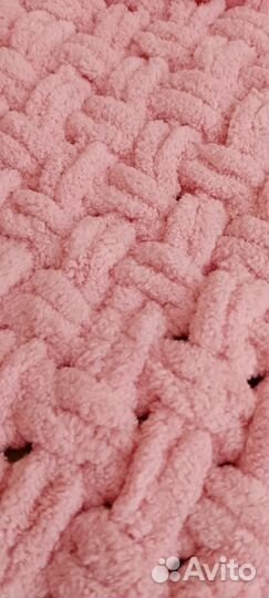 Плед из ализе пуффи