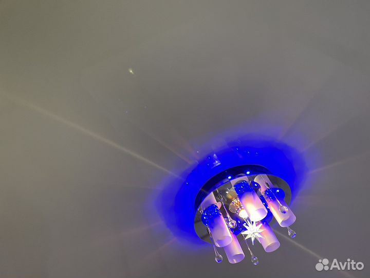 Люстра светодиодная с пультом бу