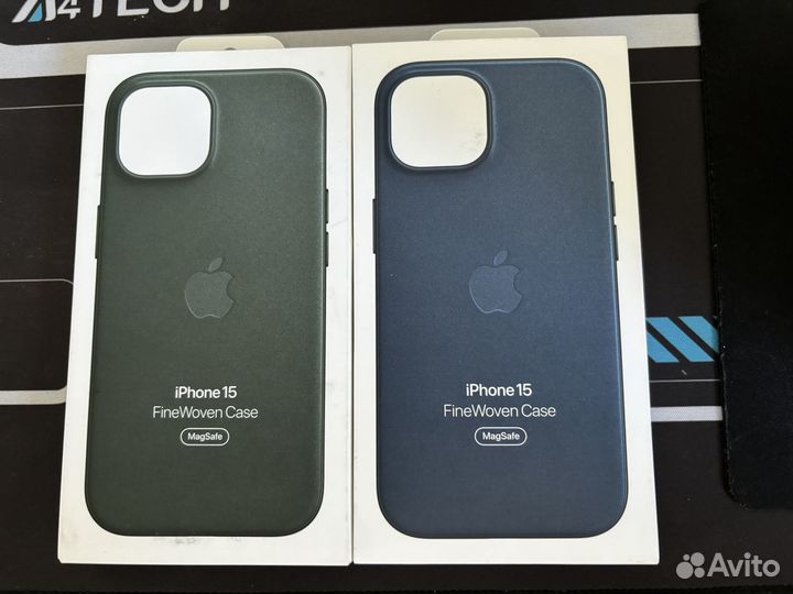 Чехол iPhone 15 FineWoven Case with MagSafe