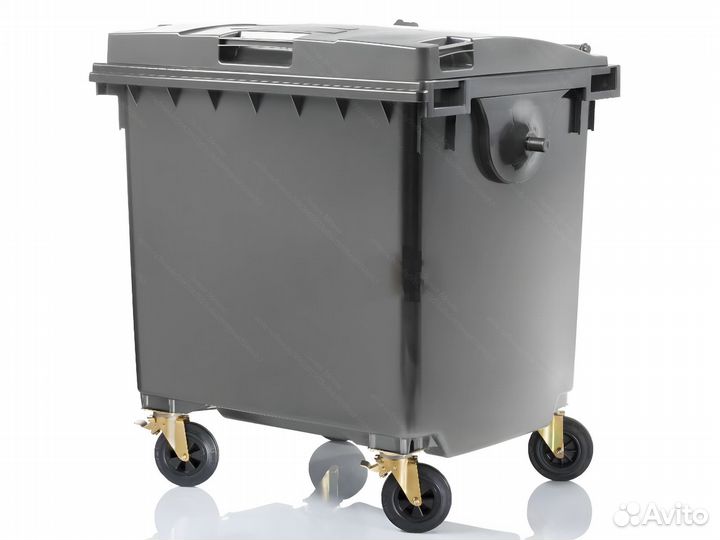 Бак мусорный пластиковый 1100л 1.1-1847