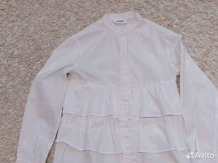 Блузка,рубашка на девочку 140р