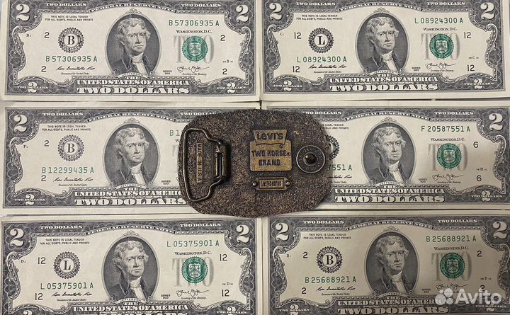 Пряжка новая,винтажная Levis,патина,оригинал