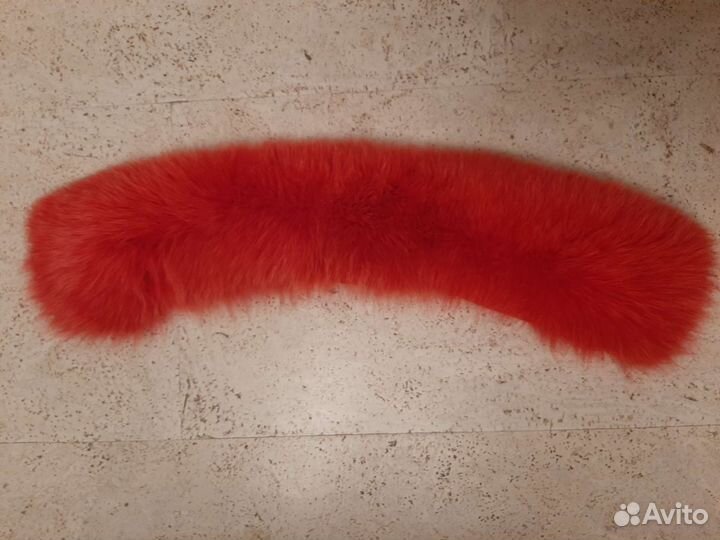 Меховой воротник песец
