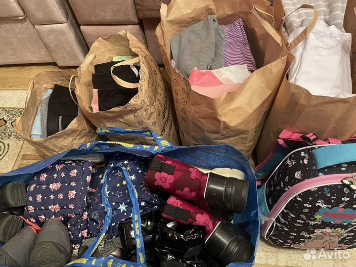 Вещи пакетом на девочку р-р 116 - 146