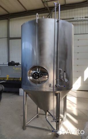 Цилиндроконический, бродильный танк. цкт