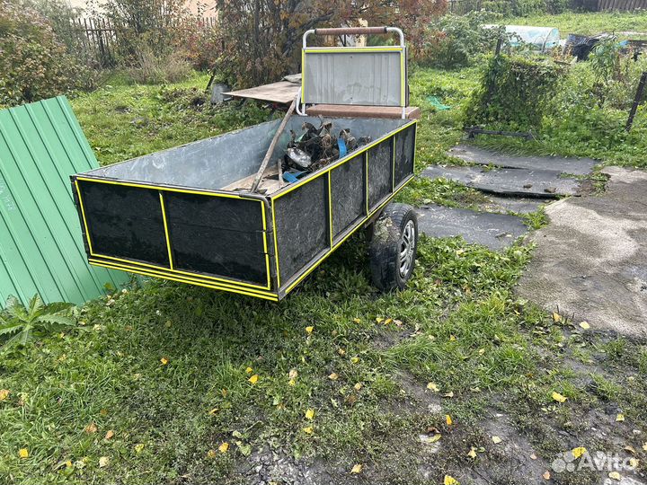 Телега для мотоблока бу