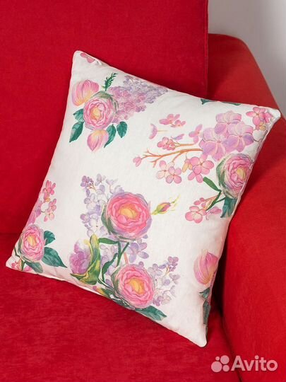 Декоративная подушка без молнии Розмари 40х40 см