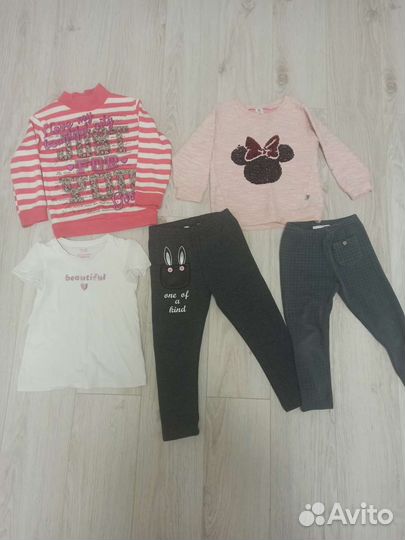 Детские вещи пакетом для девочек 98 104