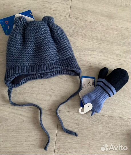 Новые зимние шапки, рукавицы, краги