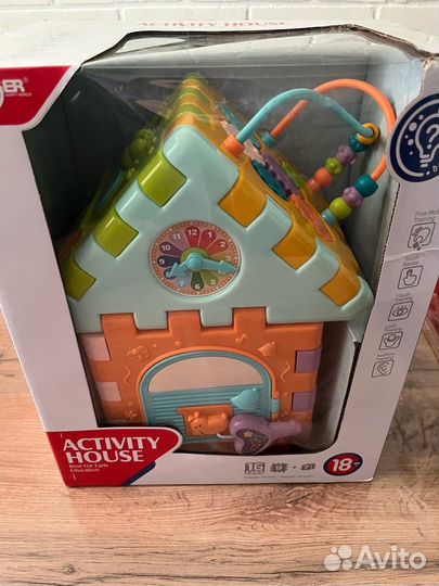 Игрушка развивающая Haunger Куб-сортер Домик