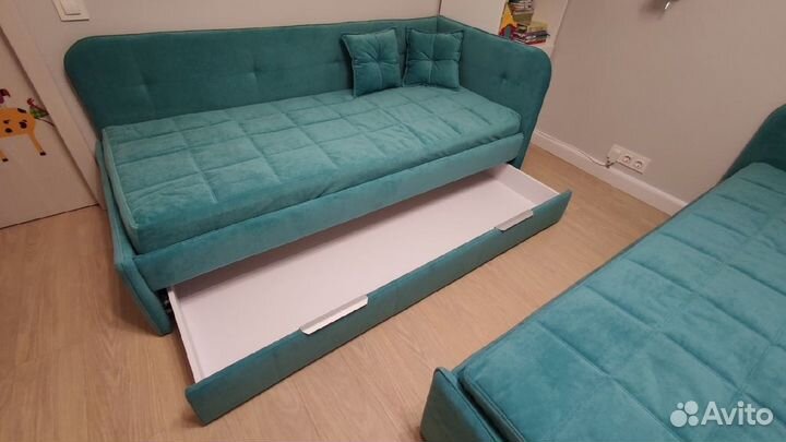 Мягкая Детская Угловая Кроватка Бондо