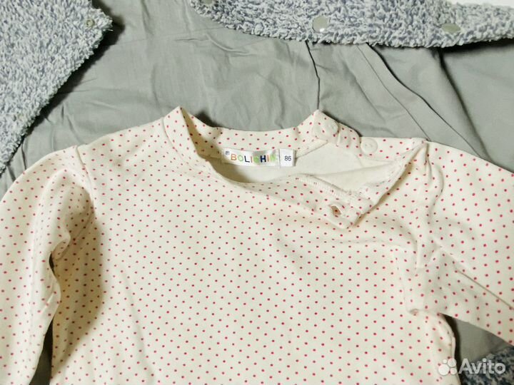 Вещи пакетом новое платье для девочки теплое 86