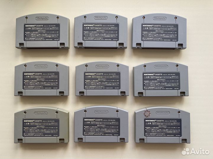 Nintendo 64 картриджи