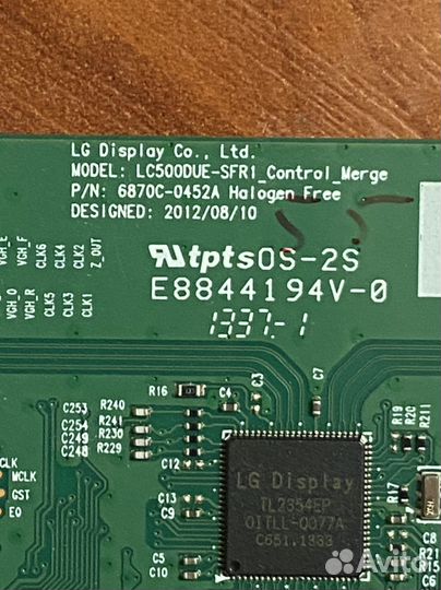 6870c-0452a от Lg 32ln542v